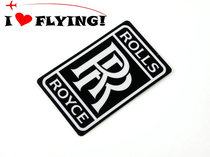  I love to fly)Rolls-Royce Rollo Aircraft engine RR logo Bus card sticker ID card Meal Card Sticker