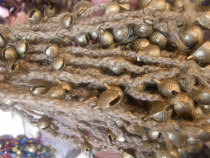 Lijiang Ping An Sul --- Hemp Rope Brass Bell handmade bronze ware East Bose Suzuma Lijiang Special production