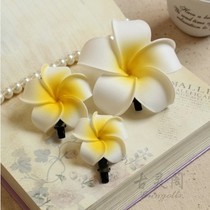 Egg flower hairclip ear hair ornaments seaside beach beach hot spring accessories 21275183397638
