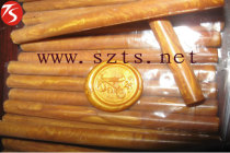 Yellow gold flame paint stick colorful fire paint stick retro wooden handle fire paint seal wax seal wax fire paint gun