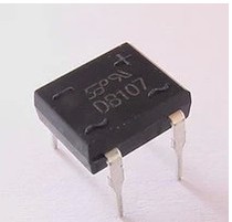 New original DB107 DF10 rectifier bridge DIP-4 in-line 1A 1000V rectifier bridge stack