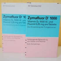 Spot German Zymafluor D1000 vitamin D calcium supplement promotes calcium absorption 90 tablets