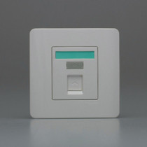 Schneider switch socket Qisheng switch socket Qisheng tap classic white single phone socket panel