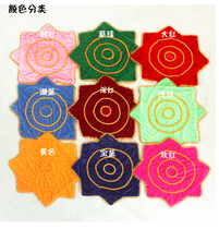Hand-sewn dance handkerchief enlarged octagonal towel Yangko handkerchief flower square dance towel two-person turn props