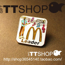 McDonalds mcdonalds Music Conductor leader-Metal Badge Medal pins-Gold Plated