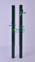Aluminum alloy in-line embedded tennis column distribution aluminum alloy embedded parts] Professional ball column