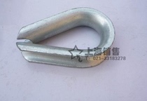 Iron galvanized steel wire rope ferrule triangle ring chicken heart ring triangle environmental protection sheath M10