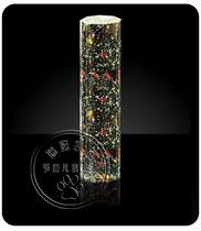 Special price Polished Rain Flowers Five Colorful Anise Crystal Bubble Column Glass Column Xuan Guan Partition Decorative column 70mm