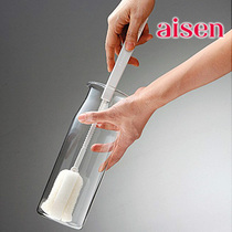 Japan aisen aisen extended telescopic handle sponge cup washing brush Glass thermos cup kettle water bottle brush