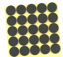 18650 single-sided black EVA foam sponge shockproof rubber pad 2MM thick factory direct round spot