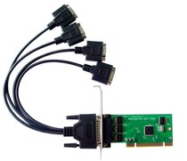LeExpand IOC845 PCI to 4 serial port card Desktop PCI expansion card PCI to 4 RS232 ports