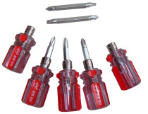 Mini dual-purpose screwdriver screwdriver pocket portable one-word cross small radish head tool equipment matching