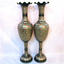 Pakistani handicrafts imported bronze bronze sculpture living room floor vase opening housewarming holiday gifts ornaments