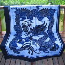 Batik square tablecloth ethnic minority characteristic home decoration Guizhou batik single-layer wall painting thick dragon