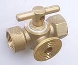 Plug valve for pressure gauge Copper plug valve Three-way plug valve for copper pressure gauge DN15 thickened type