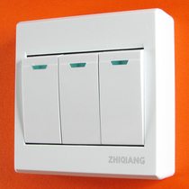 Open three open (single control) warranty 12 years open switch panel socket open wire box