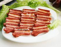 Simulation of food simulation Pork slices of pork pork pork pork pork pork pork thin fork model simulation