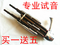 Promotional Sheng musical instrument professional sound quality 14 Reed sound expansion square sheng mahogany Sheng foot electroplating bright tube professional audition