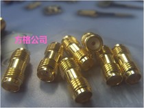 Gold plated adapter SMA head mother head double-pass mother-to-mother Both ends with outer screw inner hole impedance 50 Ohm