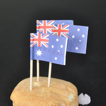 32 strong Australian flag toothpick flag toothpick 100 fruit sign fruit sign fruit fork cake for food