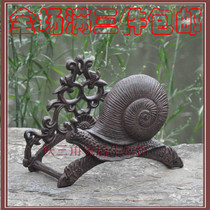 Cast iron wrought iron snail European-style water pipe rack water pipe storage rack Garden water pipe rack Gardening water pipe jewelry rack hot sale