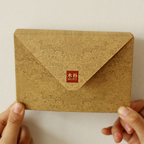 Envelopes of the ideal world of MUPU Wood Park 100g imported Kraft paper exquisite printing cannot be mailed