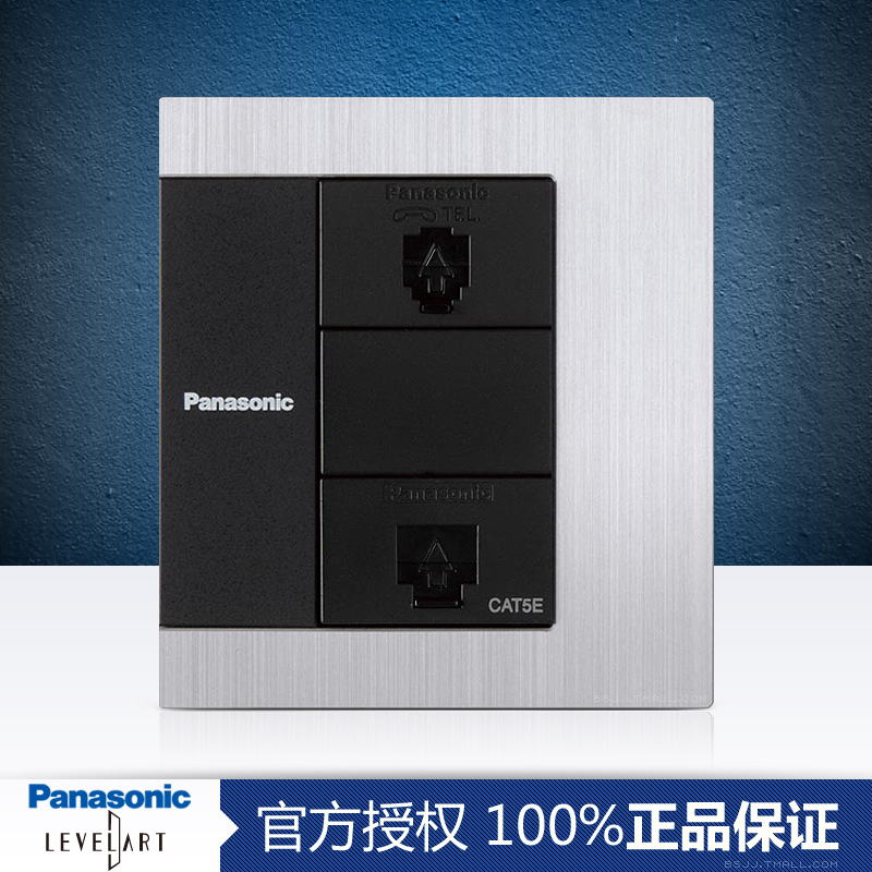 Panasonic socket switch panel Panasonic import LEVELART series 86 computer + telephone socket panel