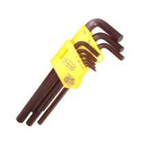 Nico Standard Flat head hex wrench set 7 pieces 9 pieces hexagonal key Male Imperial hexagonal screwdriver screwdriver