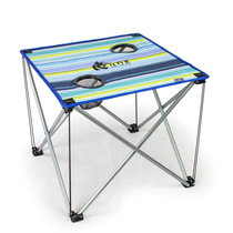 Wild outdoor portable folding table casual table Oxford cloth coffee table camping self driving tour light cloth table
