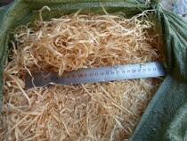 Batch flower supply packaging filling material pine wood silk 0 2-0 3cm wide support mixed batch