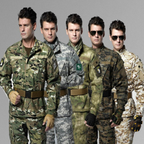 Tactical suit Male army fan real CS instructor expansion performance military training suit Desert digital ACU tooling training suit
