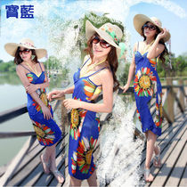 Beach towel swimsuit bikini chiffon blouse skirt shawl shawl Swimsuit Beach sunscreen oversized gauze