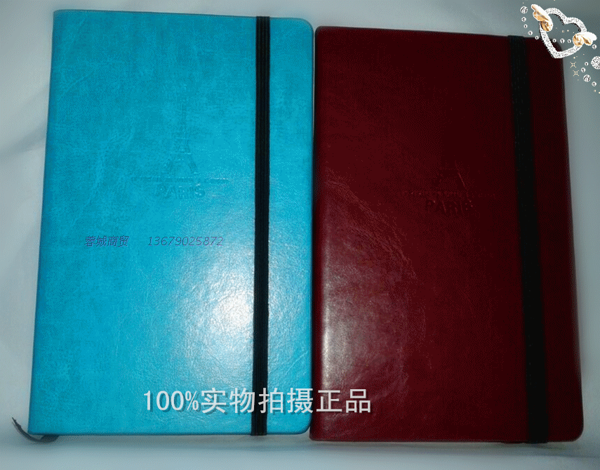 Bones Notebook Hard-faced Notebook Korean version note book with loose tight belt note book