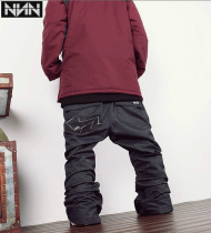 NNN ski pants Korea new mens and womens models single double board High waterproof hip-hop version Special