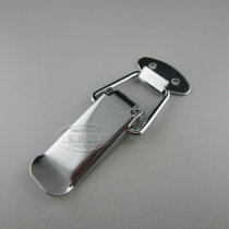 Special price Plus size heavy duty iron box buckle Lock buckle buckle Duckbill box buckle Flat mouth buckle Iron Nickel plated
