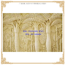 Art sandstone relief sandstone sculpture relief artificial sandstone mural TV background wall exterior wall relief TF079
