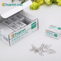 Chuangyi CY3313 nickel-plated paper clip 3#100