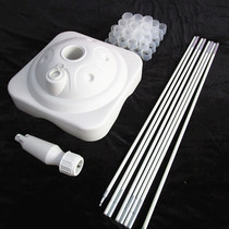 White carbon fiber pole balloon arch bracket base ring buckle detachable folding knot wedding opening birthday