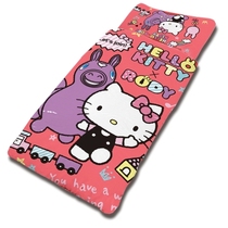 HELLO KITTY x RODY Happy Hour Series-EXTRA large COTTON dual-use CHILDRENs SLEEPING BAG (RED)