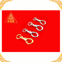 Yongchengxing Thai Buddhist accessories special 360-degree rotating eagle hook button 18K GOLD TITANIUM STEEL CLIP NECKLACE SHELL