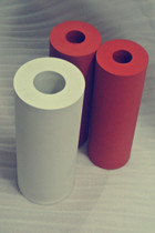 Thermal transfer silicone roller high temperature resistant silicone wheel stamping silicone wheel stamping silicone wheel transfer rubber head hot stamping wheel 38*100 * 300mm