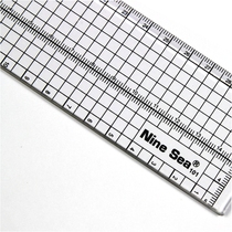 Taiwan Jiuyang 101 cutting ruler 30cm gauge ruler alloy trim 2in1