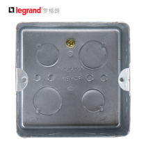 TCL Legrand special ground plug bottom box metal cassette ground socket bottom box 100*100 sales