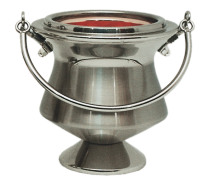  Catholic relics Imported from Italy liturgical supplies Copper silver-plated holy water tank SEC-0173
