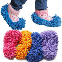 Tesco chenille mop shoe cover lazy shoe cover floor Slipper cover mop head cover