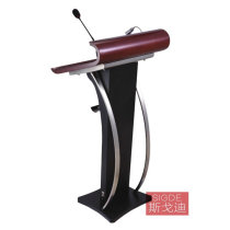  Youman podium with Mike table lamp European-style curved podium Conference room boutique podium Report table