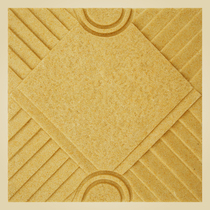 Chinese living room entrance sofa sandstone relief TV background wall decoration mural sand rock art wall tiles square round plate