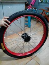 Construction site bucket car inflatable wheel steel wire tricycle inflatable rubber wheel Universal center bearing assembly 6206