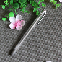 High-grade silver calligraphy pen Black bottom hard pen Calligraphy paper practice creation special pen Silver gel pen