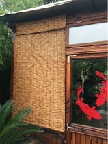 Reed curtain bamboo curtain shade shade shade curtain partition background wall ceiling decoration lifting roller curtain custom-made